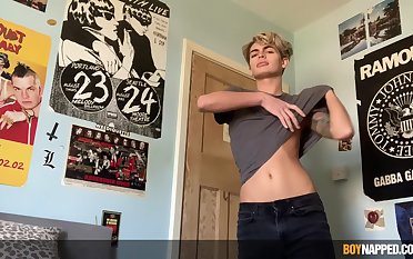 Twink acts without equal on high cam coupled with provides unreservedly slutty scenes